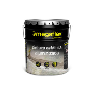 Pintura Asfáltica Aluminizada Megaflex – Protección de Superficies y Solapes