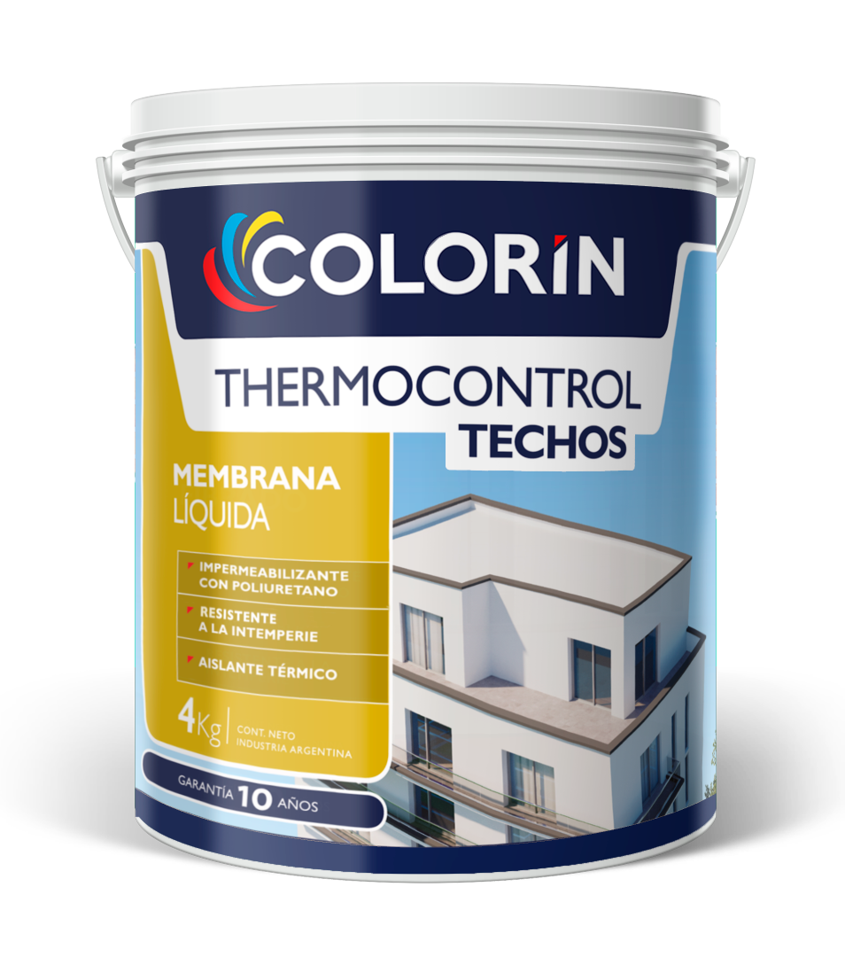 Colorin Thermocontrol Techos – Impermeabilizante Acrílico para Protección y Aislamiento